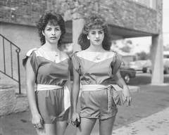 Vintage Two Girls in Matching Outfits