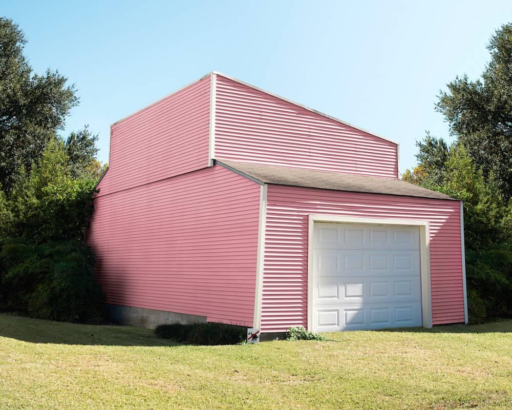 Chris Rodriguez Color Photograph - Pink Garage, LA, 2014