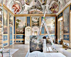 Castillo de Stupinigi I, Turín, Italia, 48x60 pulgadas, sin enmarcar
