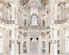 Château de Stupinigi, Turin, Italie, 48 x 60 pouces, sans cadre