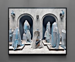 « Musei Vaticani Under Construction III », Italie, 48 x 60 pouces, non encadré