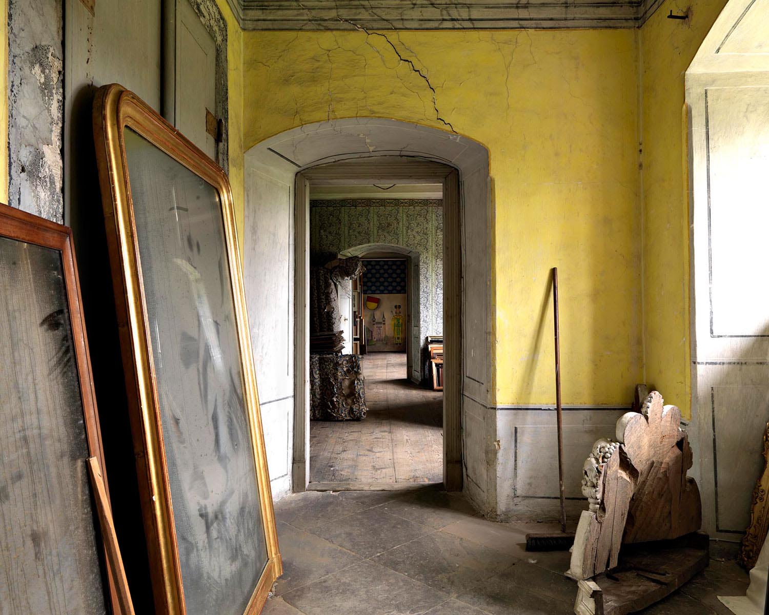 Castello di Corvey, Germania, 48x60 pollici, senza cornice