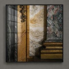 « Rome Details I », Italie – Impression pigmentaire d'archive, non encadrée, 40 x 40 pouces
