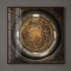 « Rome Details III », Italie – Impression pigmentaire d'archive, non encadrée, 40 x 40 pouces