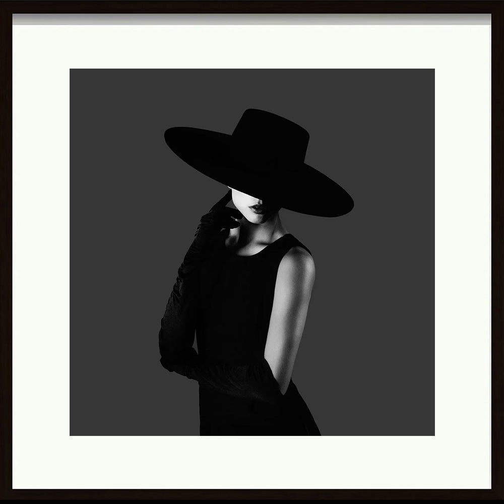 Tyler Shields Color Photograph - Black Hat