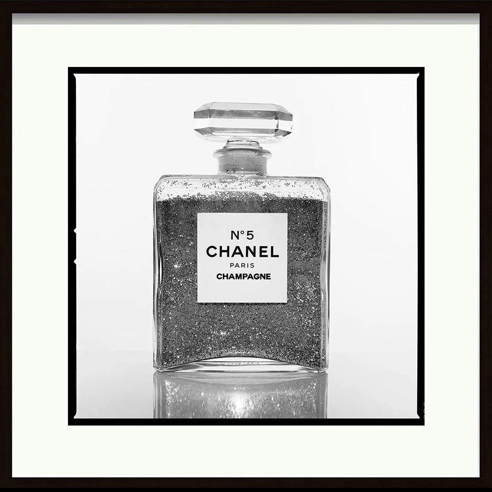 Tyler Shields Color Photograph - Chanel Champagne