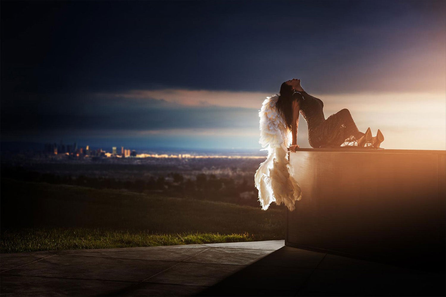 City of Angels by David Drebin - Los Angeles Cinematic Figurative Photograph