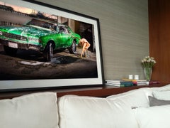 « Green Dream » de David Drebin - Photographie figurative cinématographique sur le thème de l'automobile