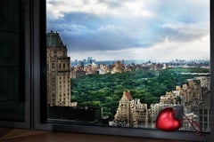 « Love over Central Park » de David Drebin - Photographie représentant un paysage urbain de New York