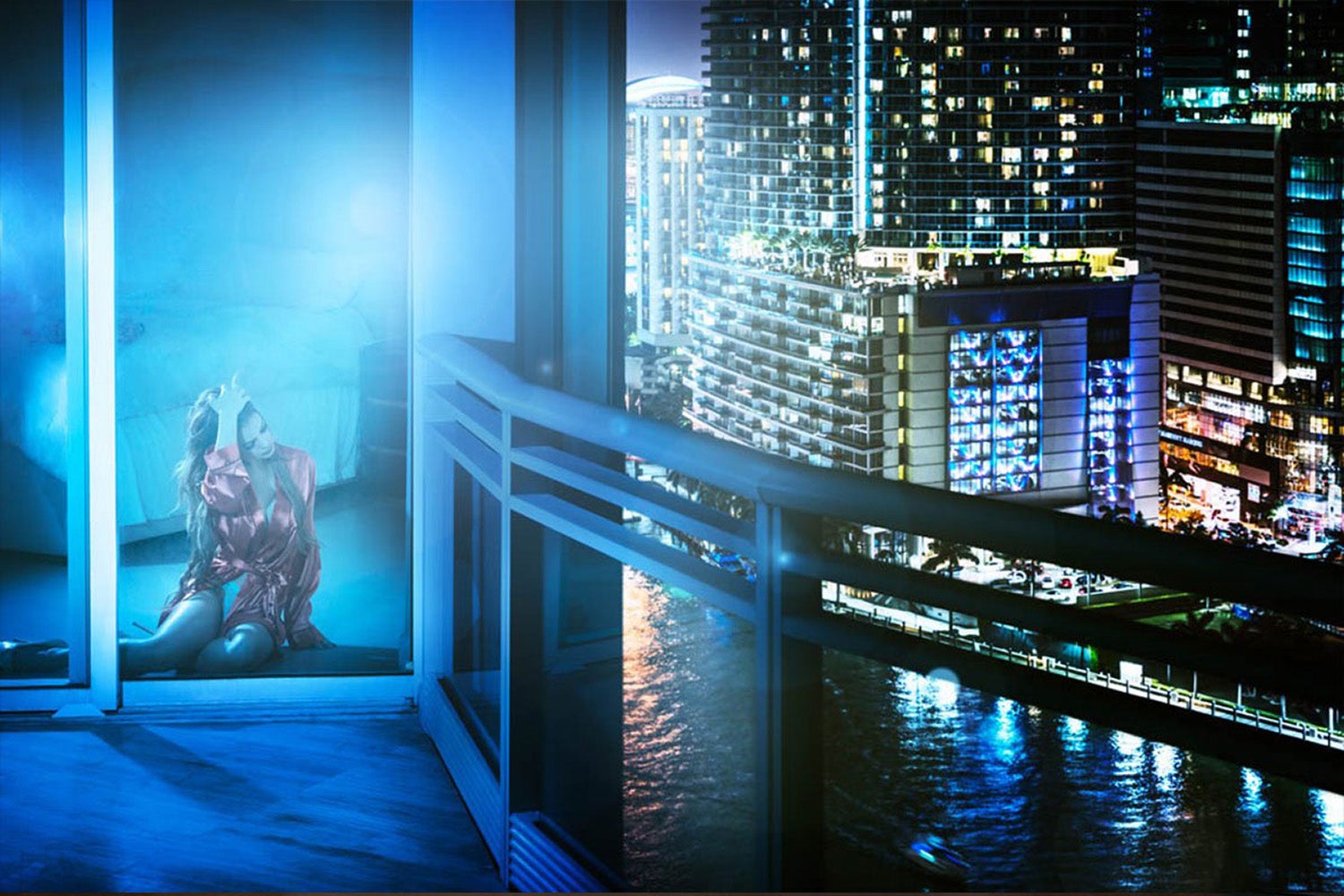 Midnight Lover by David Drebin - Cinematic Fashion Figurative Photograph