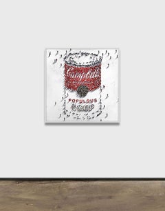 Populous Soup by Craig Alan FRAMED Fine Art Print on canvas Signed