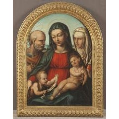 Holy Family with St. John the Baptist and St. Catherine of Siena 10