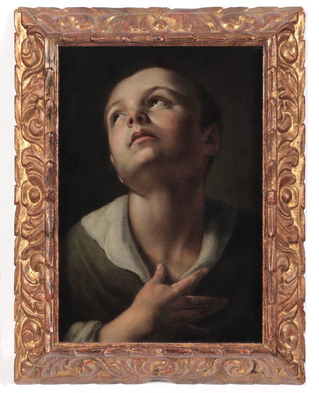 Unknown Portrait Painting - Head of a Youth