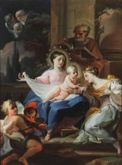 Le mariage mystique de Sainte Catherine d'Alexandrie