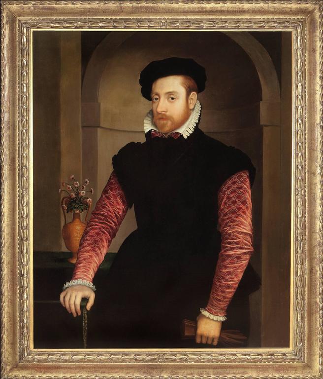 Portrait of a Man - Painting by Nicolas Neufchatel