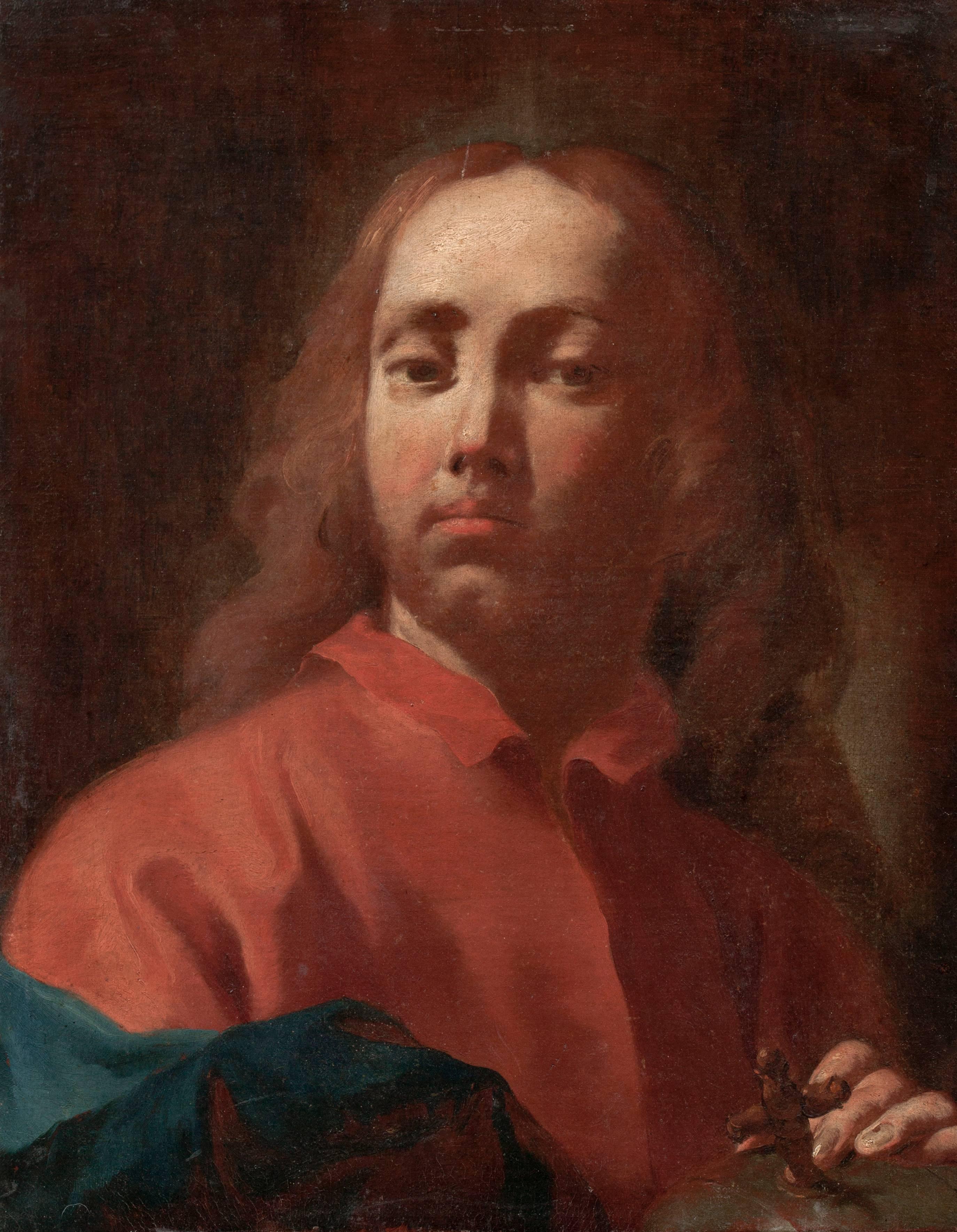 Giovanni Battista Piazzetta Portrait Painting - Salvator Mundi