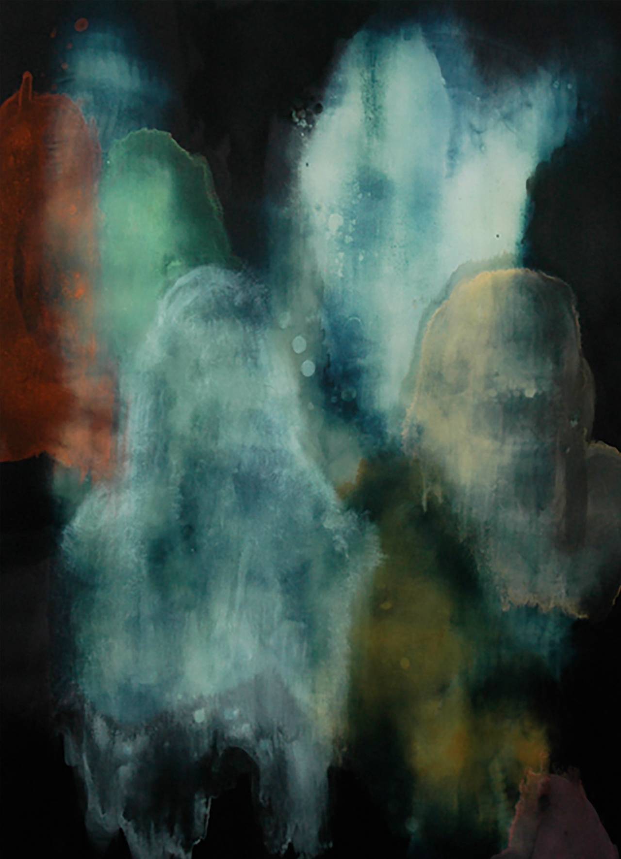 owen schmit Abstract Painting - Moonburn