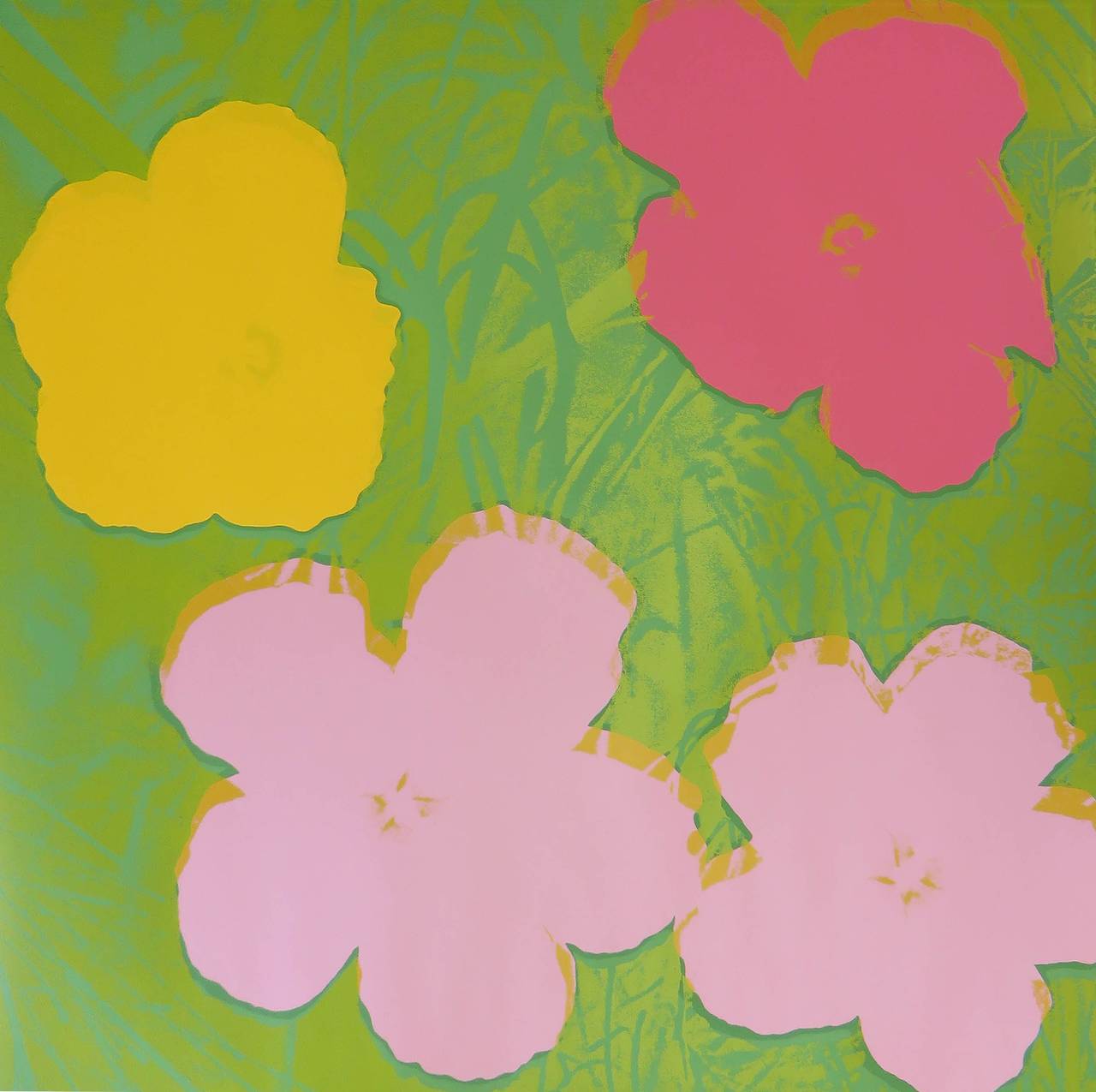 Andy Warhol Landscape Print - Flowers 68