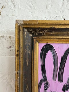 Hunt Slonem „Lavender“ – Häschen in Schwarz und Rosa
