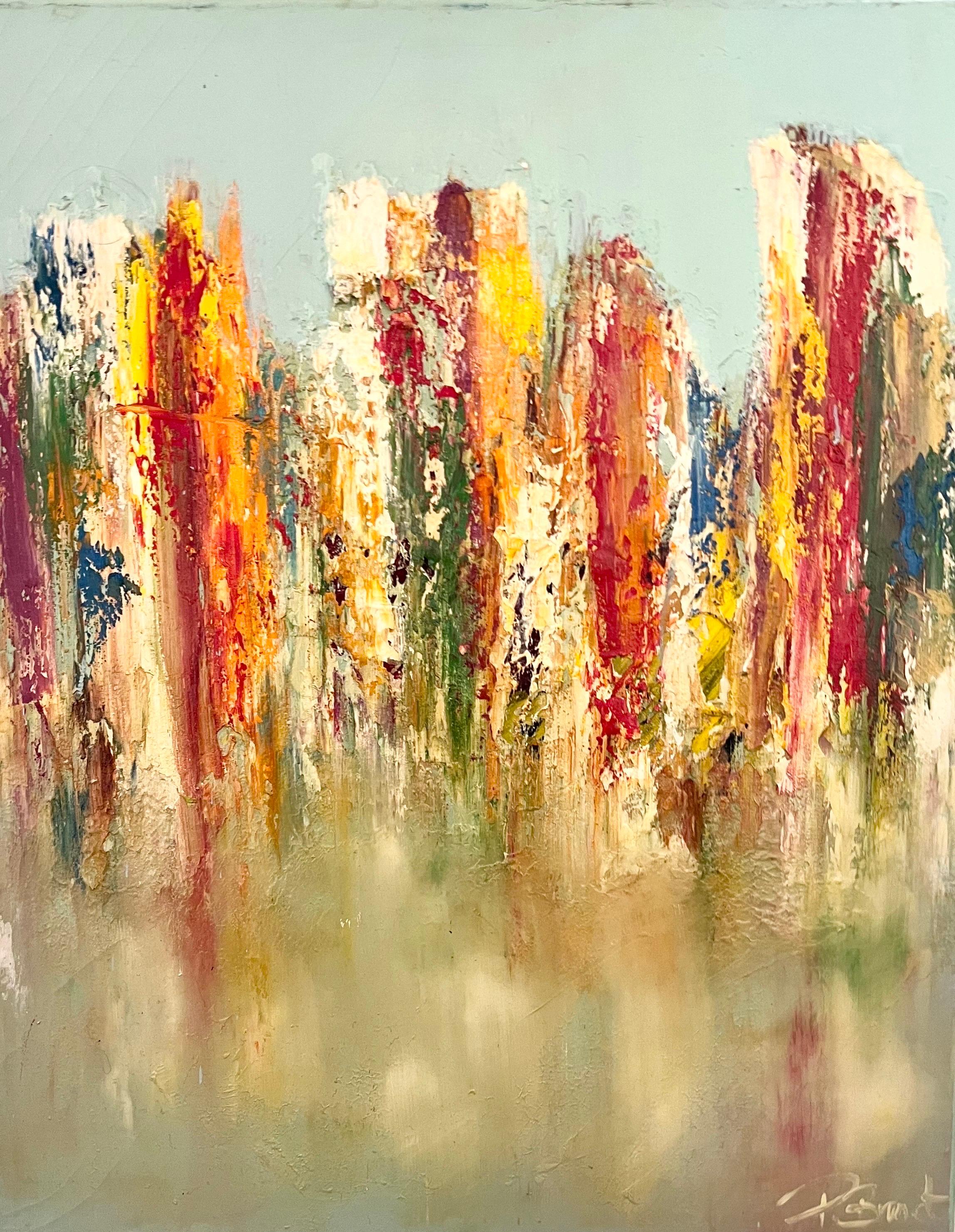 Landscape Painting di Patrice Brunet - In riva al mare