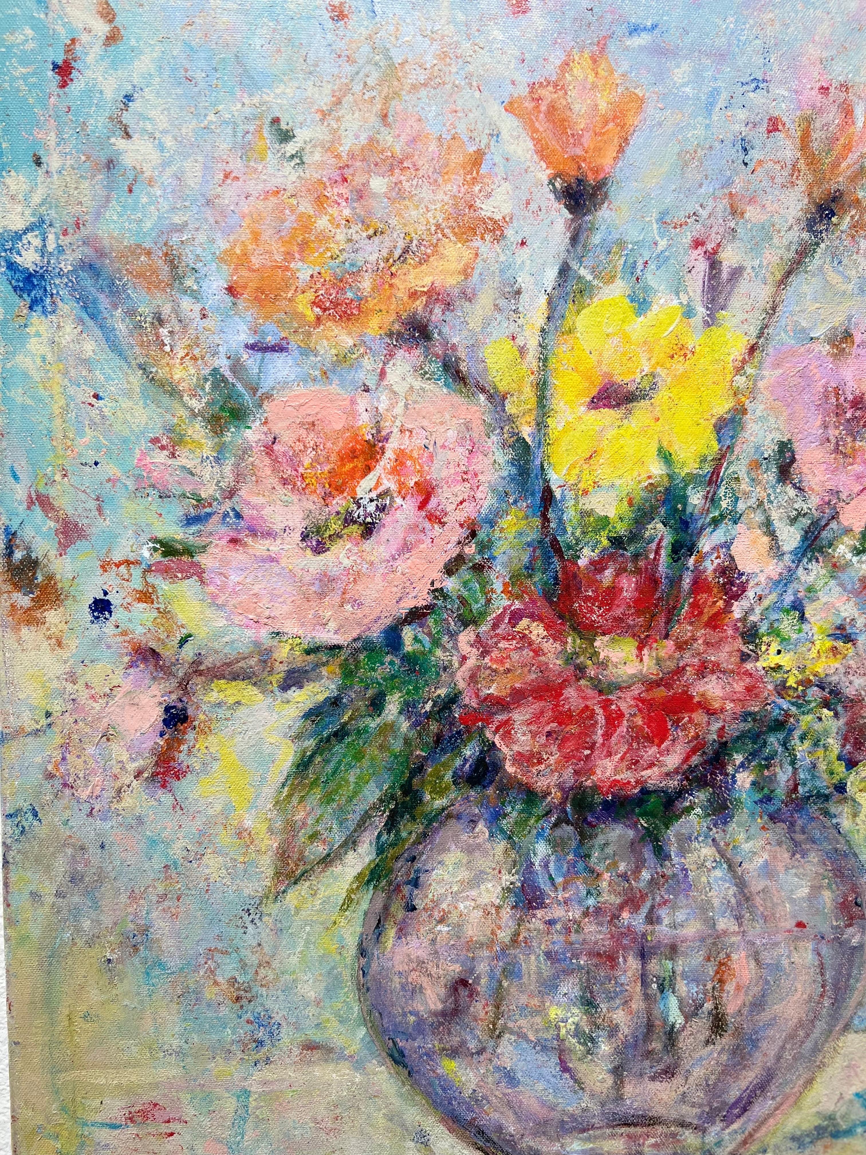 Dulces recuerdos (flores de colores). - Painting de Unknown