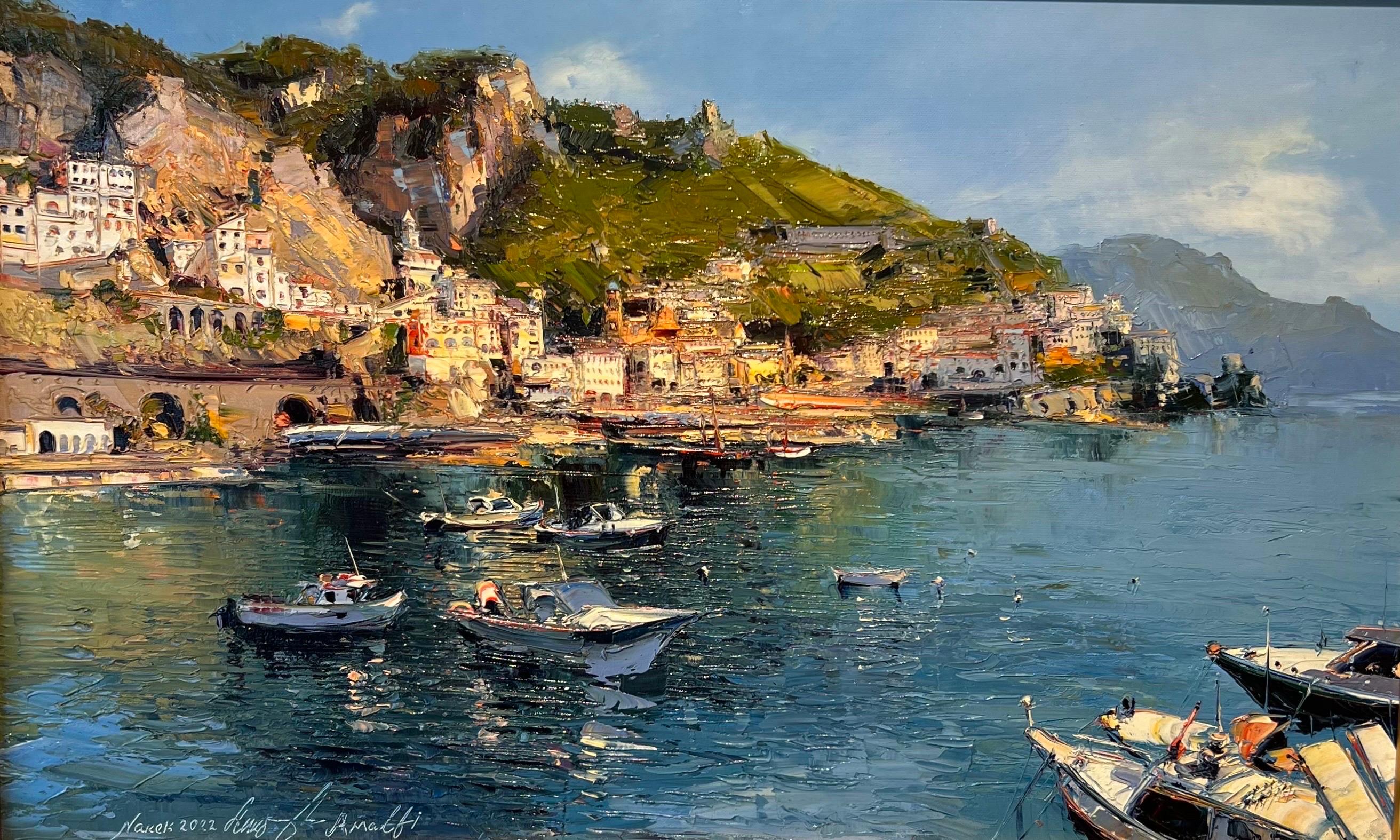 Amalfi, Italy. - Painting by Narek Arakelyan