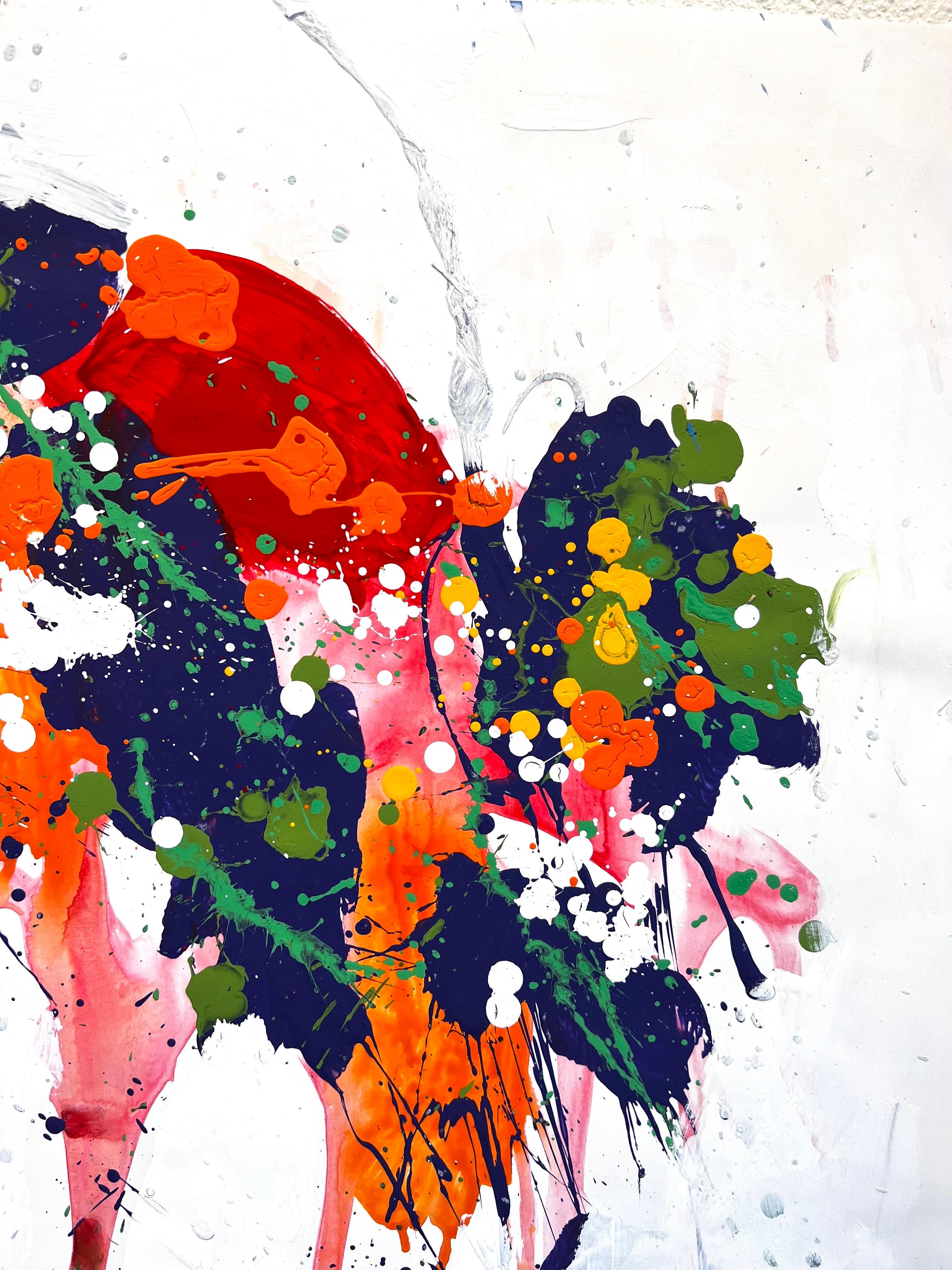 Symphonie des couleurs - Expressionnisme abstrait Painting par Jenik Cook