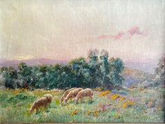 Sheep on pasture, (Les moutons au pâturage)
