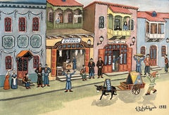 Tbilisi's Armenian Quarter, Vagharshak Elibekyan art of everyday life on Tbilisi