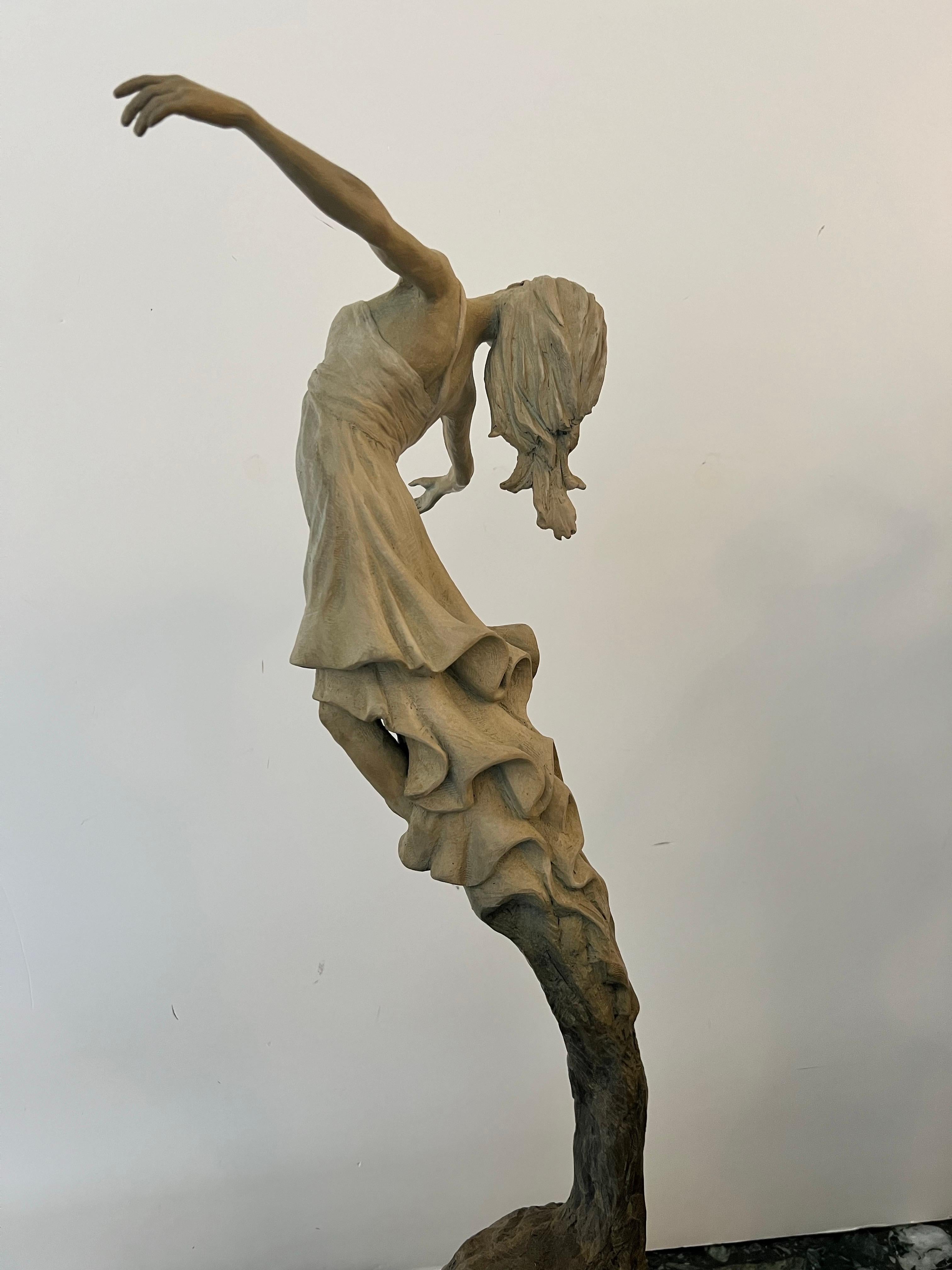 Soaring , Contemporary bronze sculpture. For Sale 1