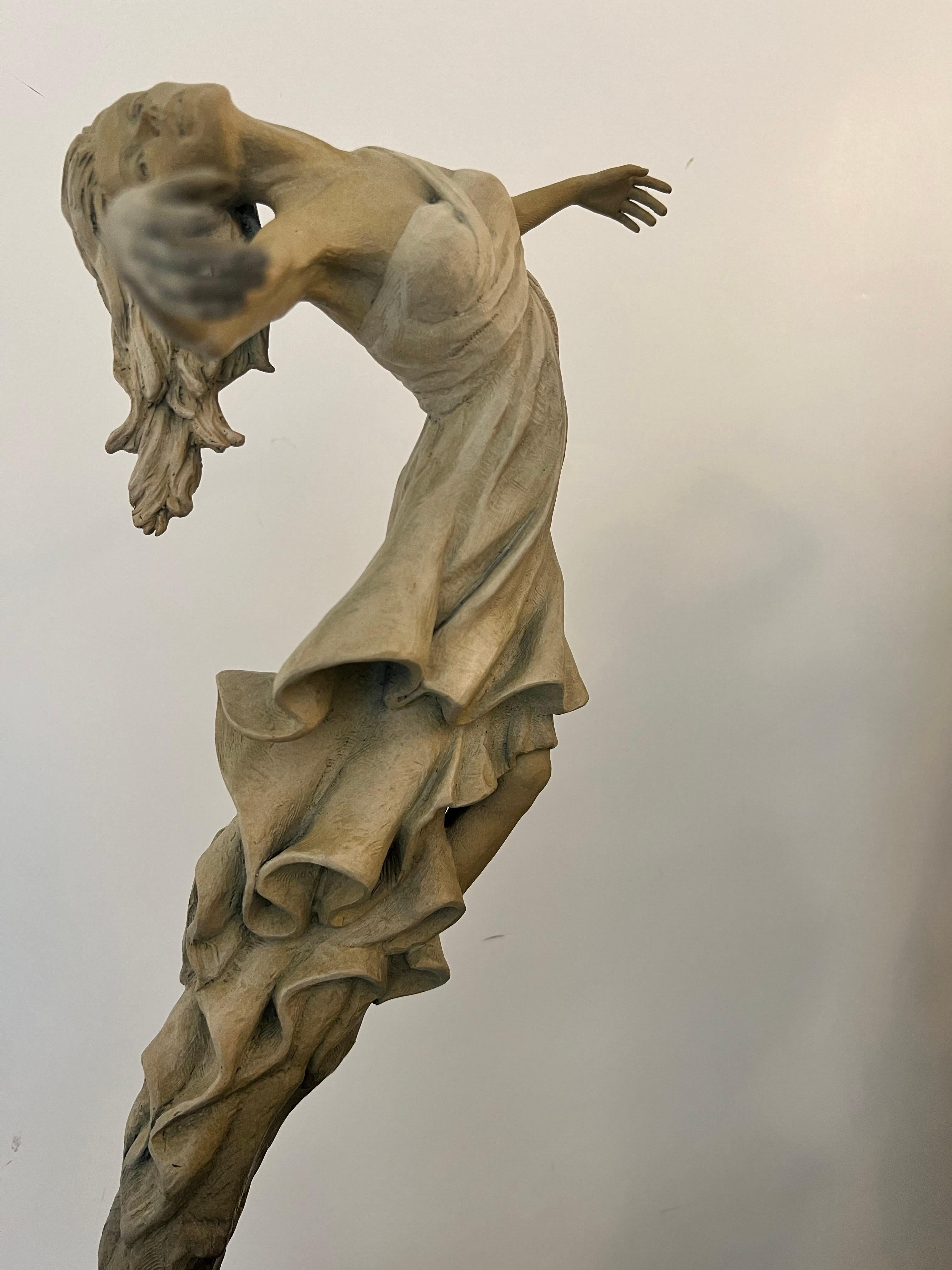 Soaring , Contemporary bronze sculpture. For Sale 3