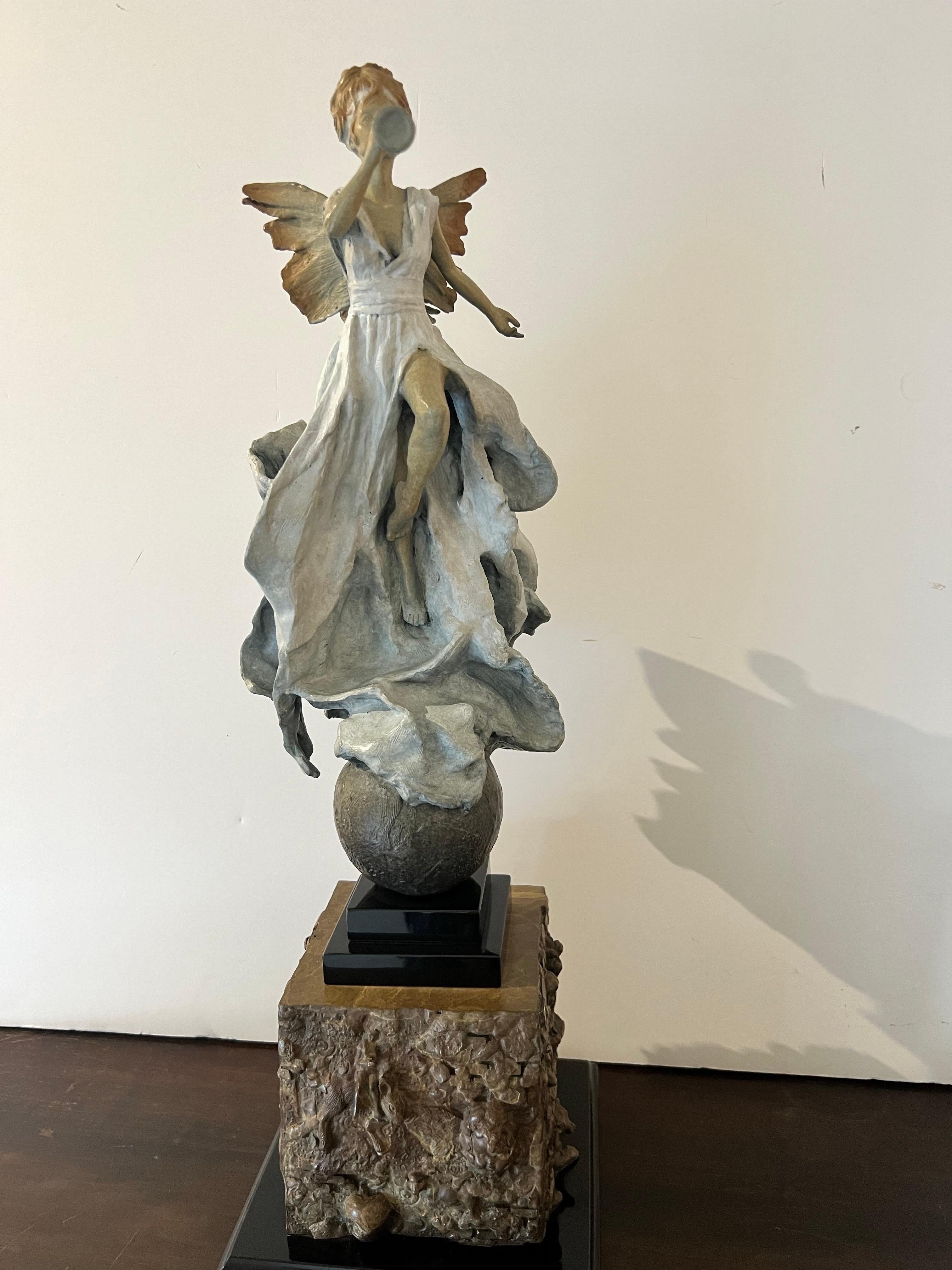 El cuarto ángel, Ángel contemporáneo, Ángel escultor. en venta 4