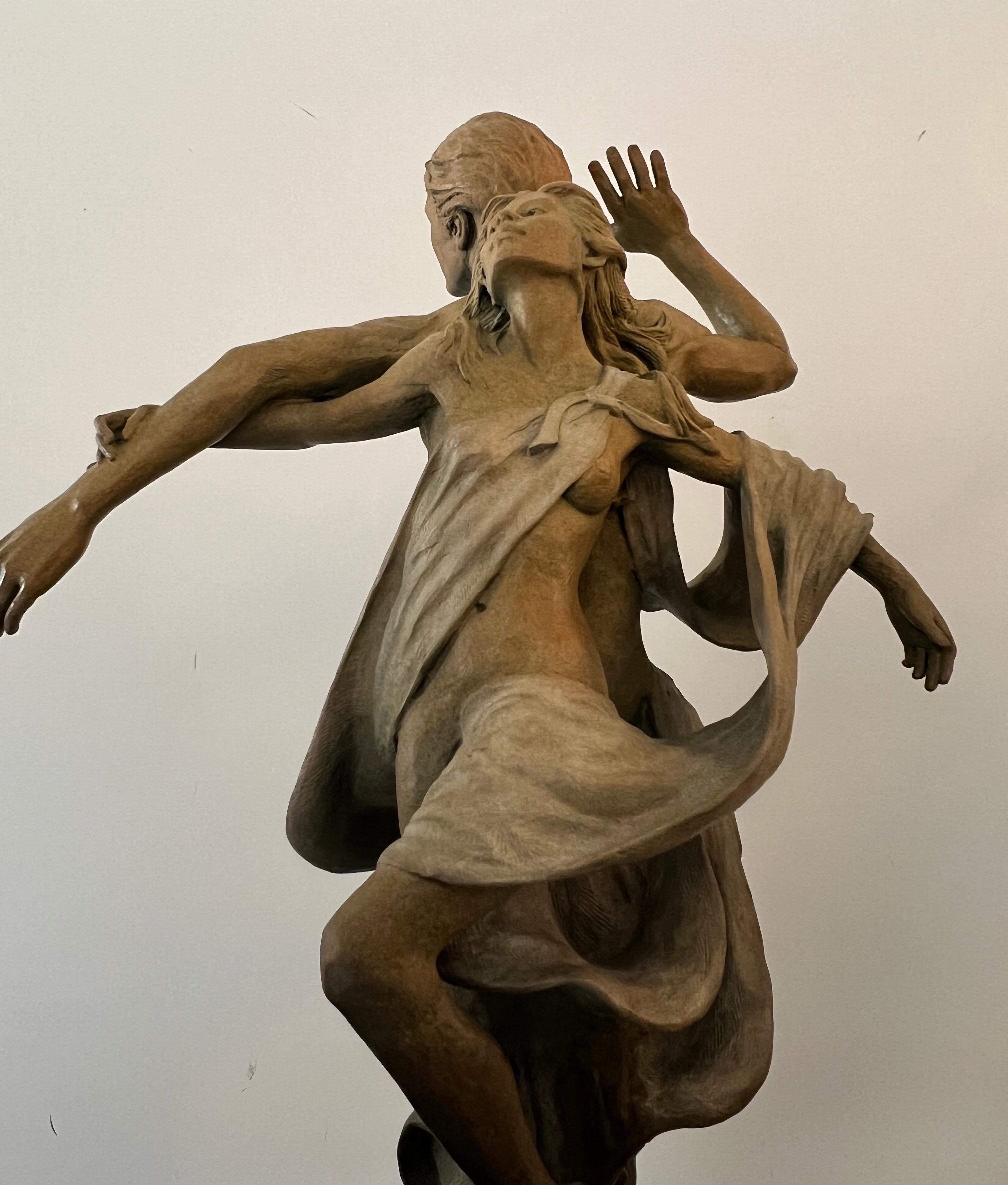 Sculpteur en bronze contemporain. Danse de la vie en vente 2