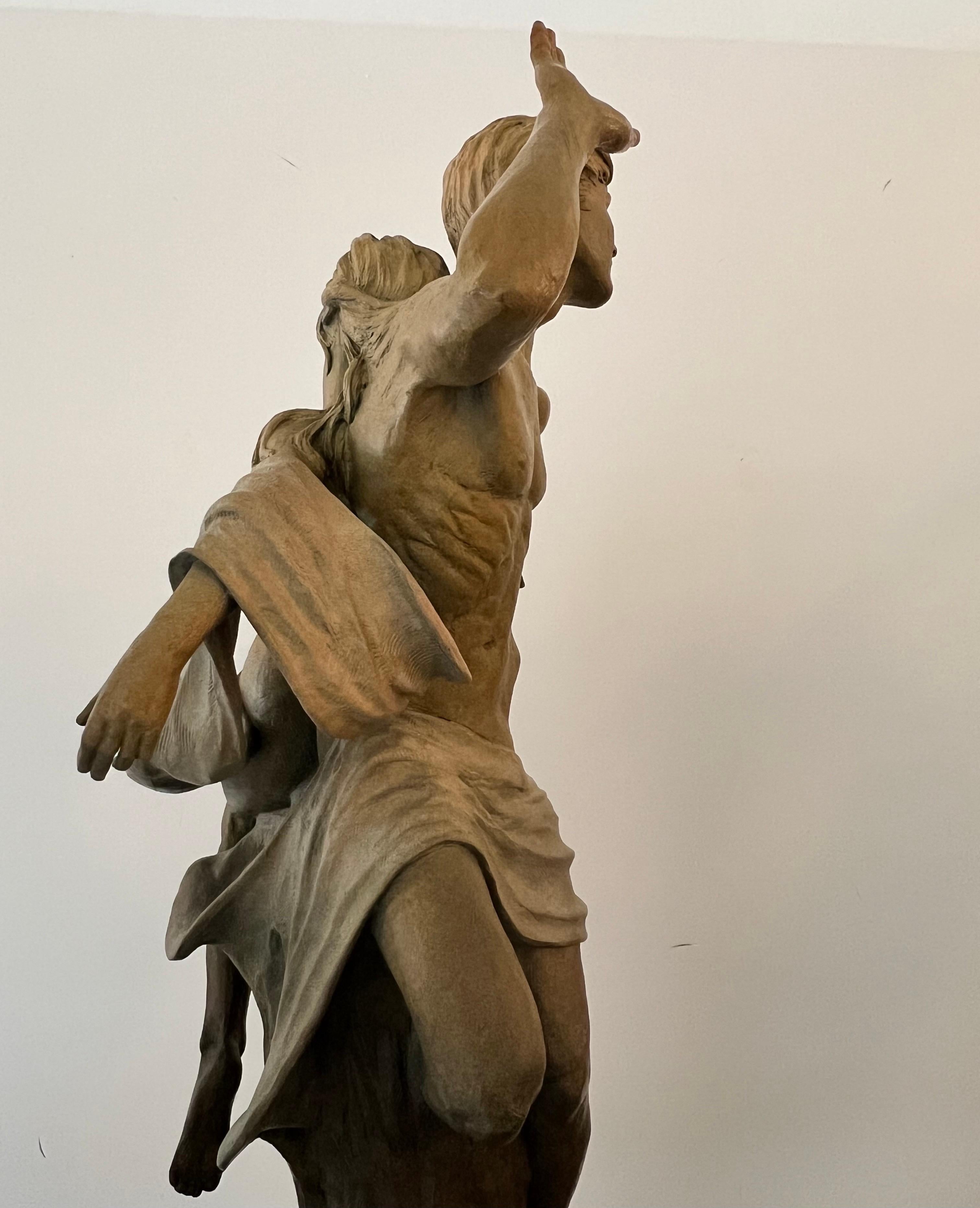 Sculpteur en bronze contemporain. Danse de la vie en vente 5