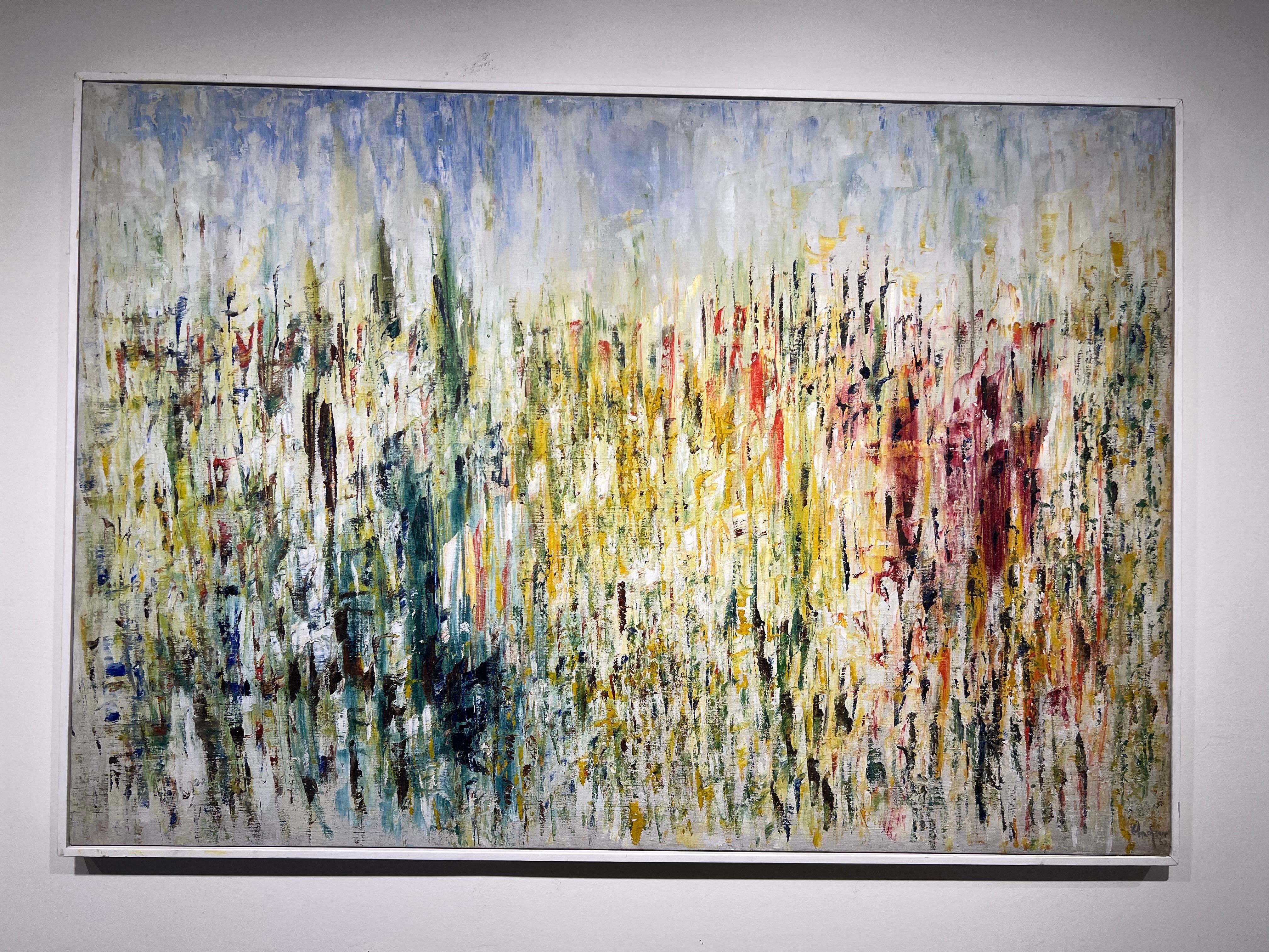Paysage, peinture de Woodstock, art contemporain. en vente 5