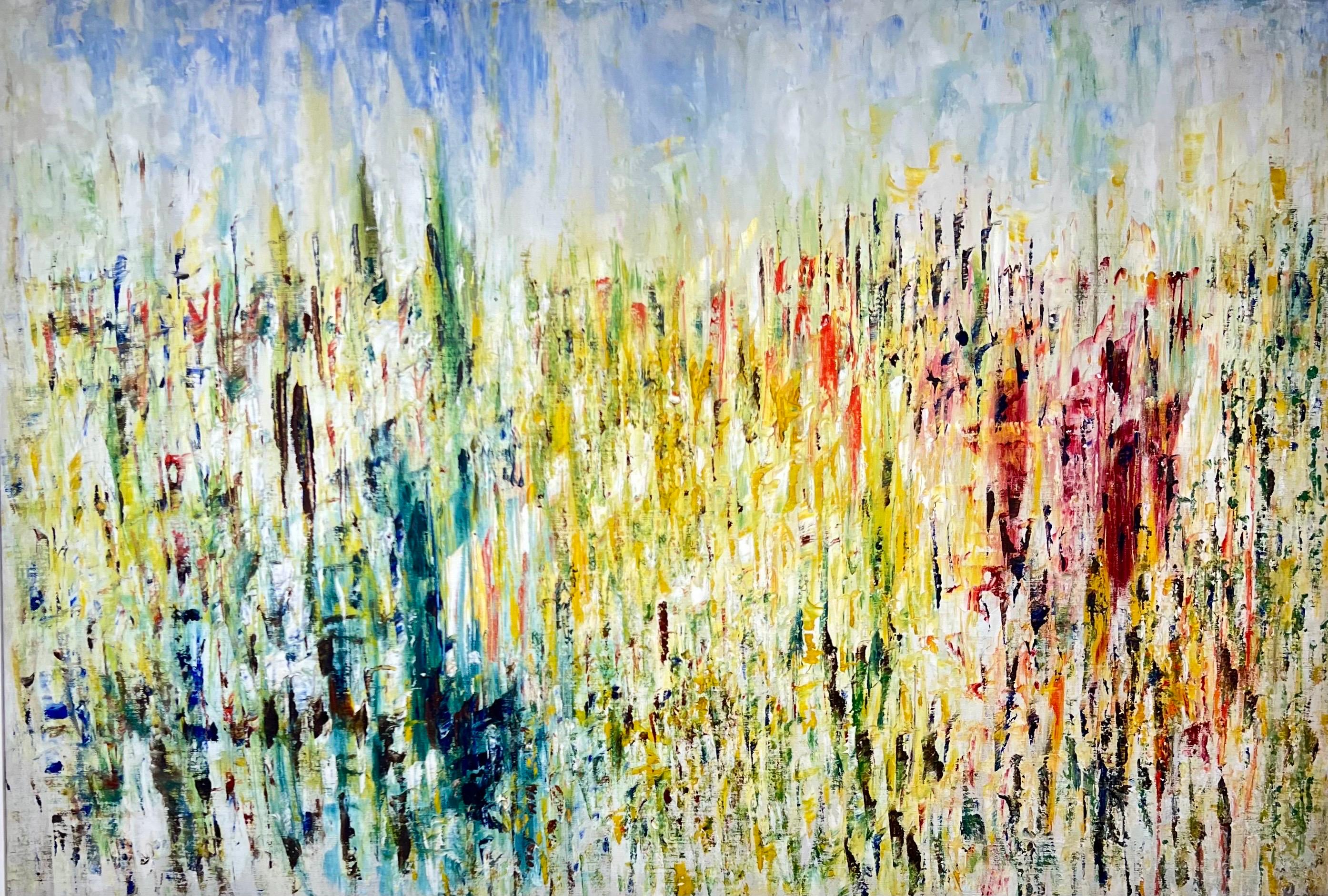 Paysage, peinture de Woodstock, art contemporain. en vente 8