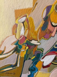 August 19, contemporary oil painting.