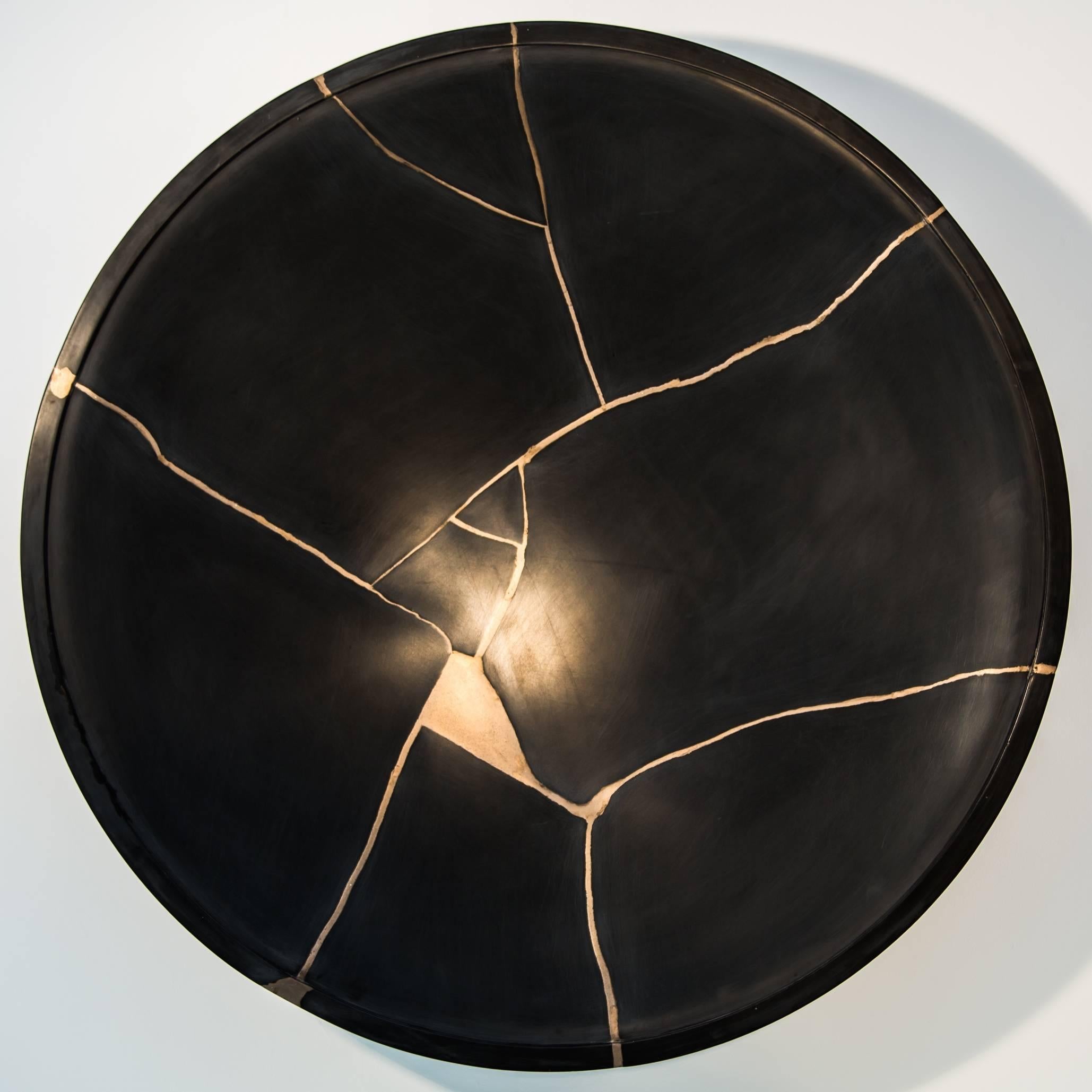 Kintsugi Sound Bowl(s) - a sonambient concept engagingJapanese art of Kintsugi - Sculpture by Tom Palmer