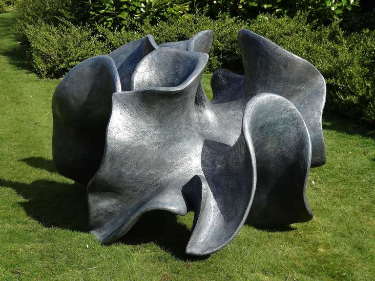 Shadow of the Dune - monumental garden sculpture by Anne Curry MRBS For Sale 1