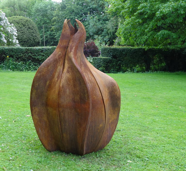 Physalis - Garden Sculpture - artist recently shown in Royal Enclosure, Ascot For Sale 1