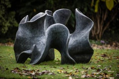 Shadow of the Dune - monumental garden sculpture by Anne Curry MRBS