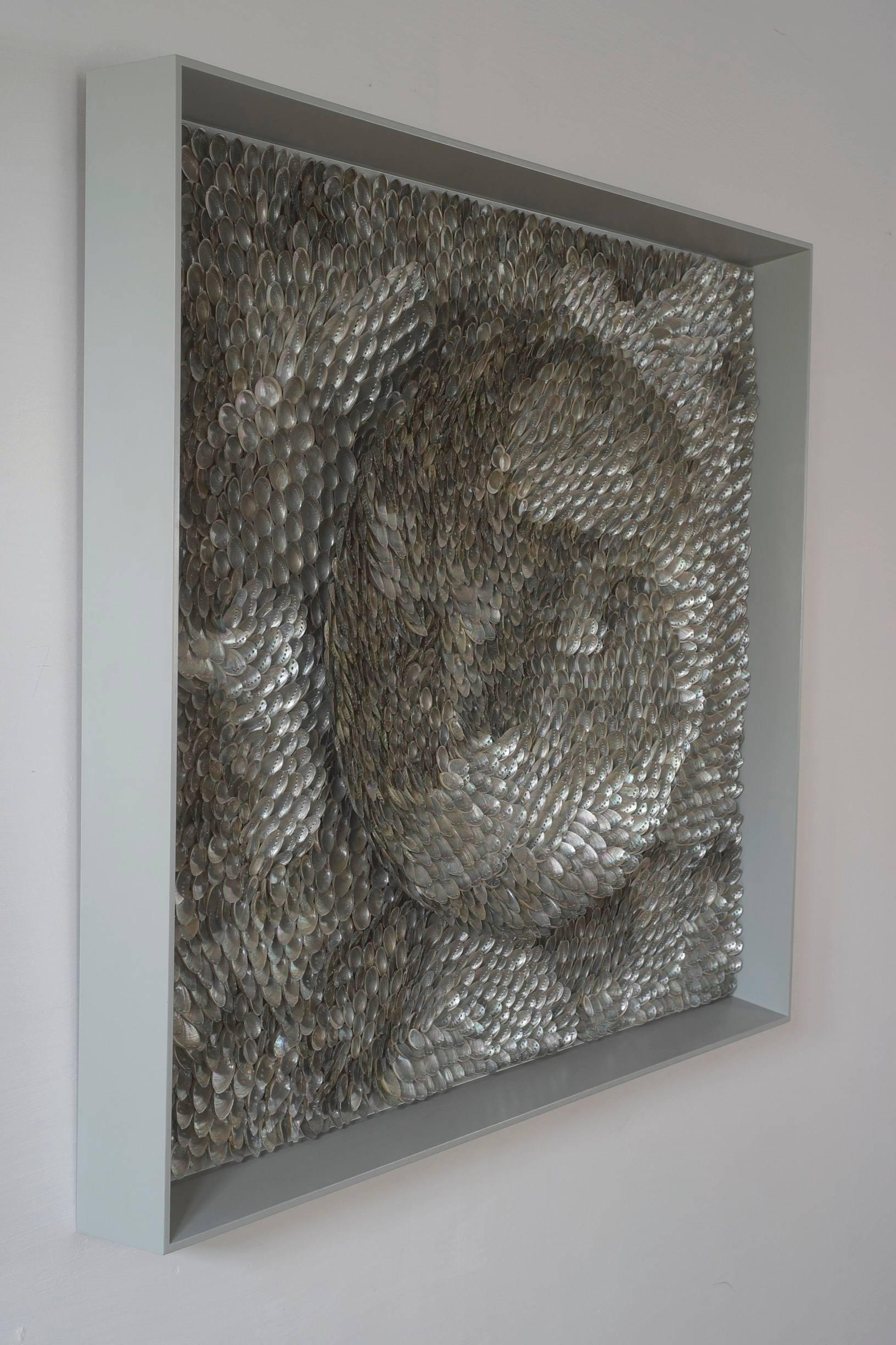 'Lifted' - powerful wall mounted shell sculpture - Sculpture by Blott Kerr-Wilson