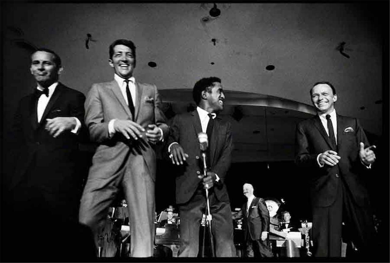 Art Shay Black and White Photograph - The Rat Pack