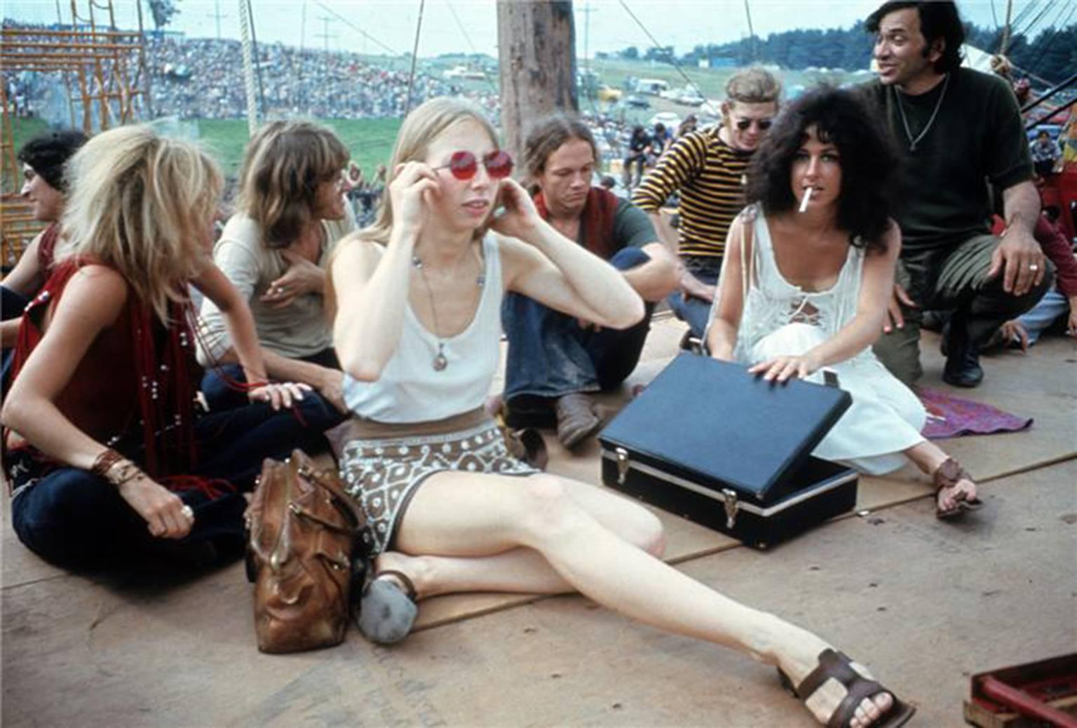 Henry Diltz Color Photograph - Woodstock, Bethel, NY 1969