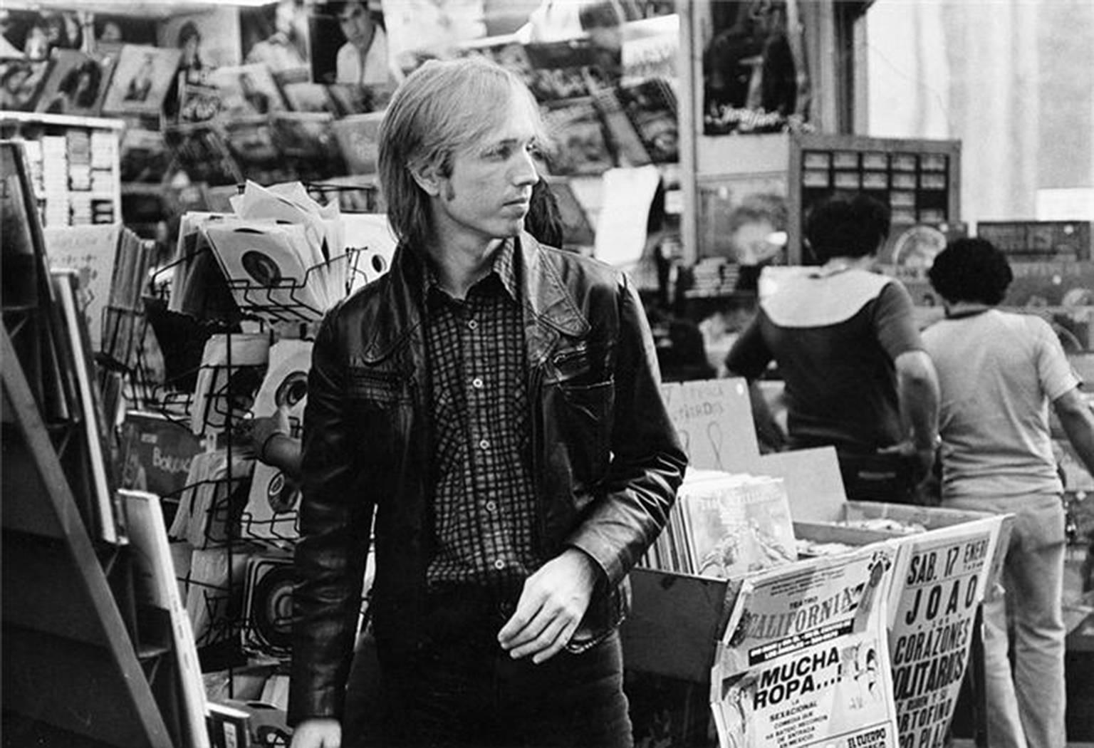 Joel Bernstein Black and White Photograph - Tom Petty, 1981