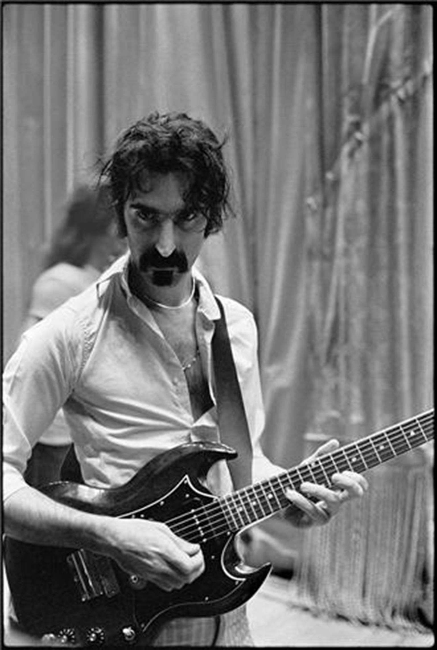 Joel Bernstein Portrait Photograph - Frank Zappa, 1970