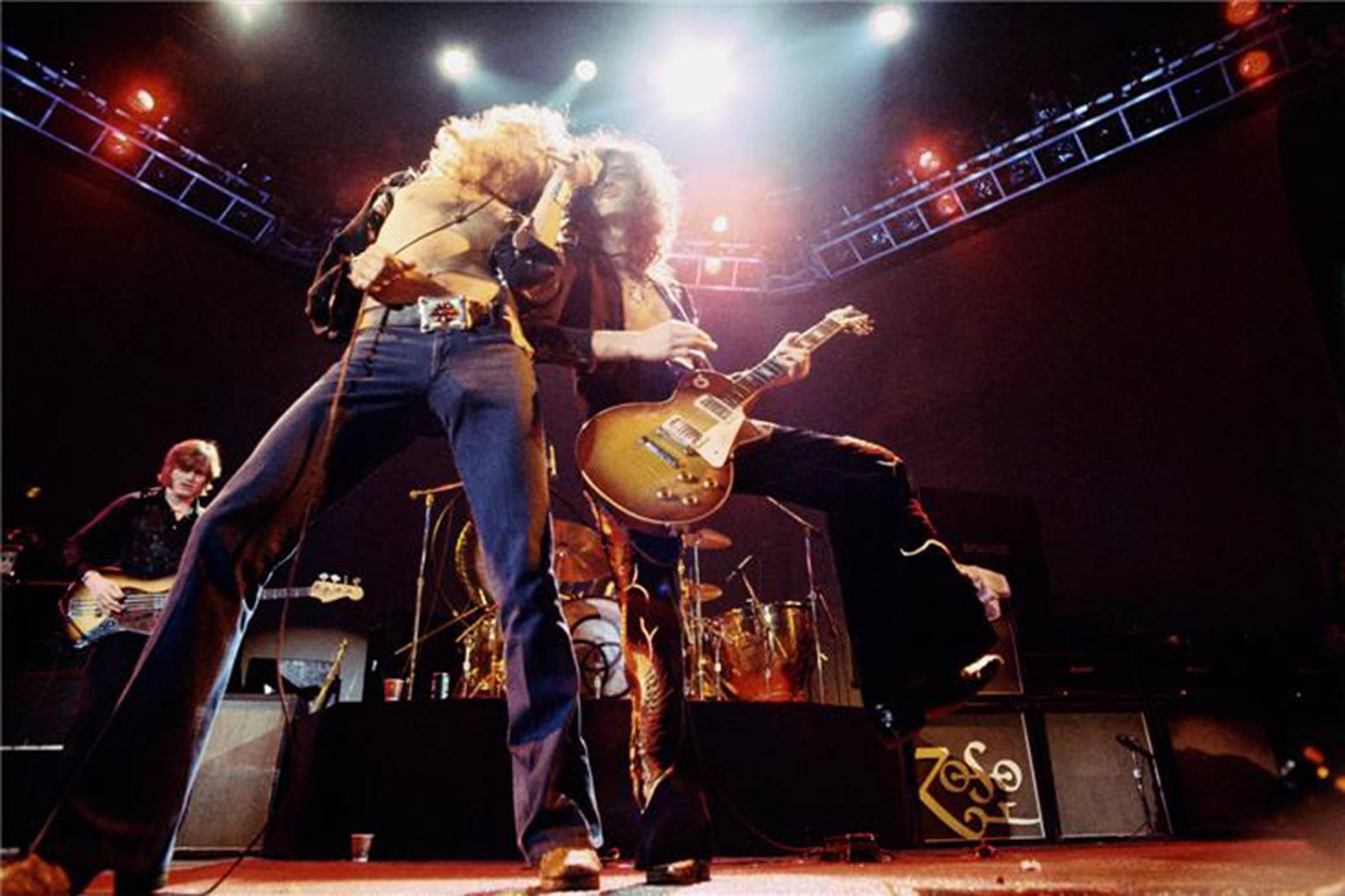 Neal Preston Color Photograph - Led Zeppelin, Los Angeles, CA 1975