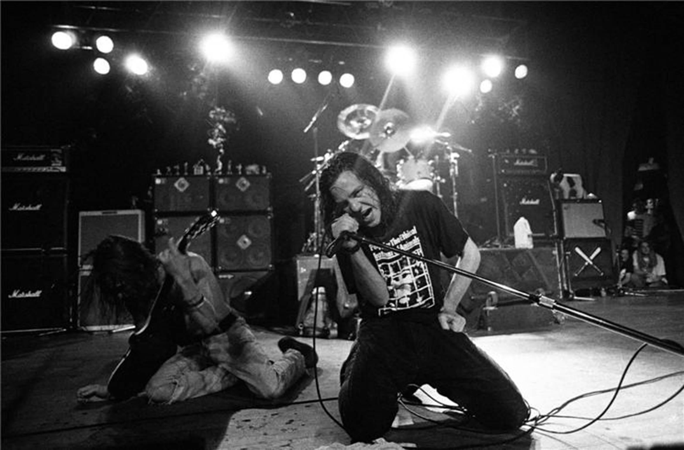 Neal Preston Black and White Photograph - Pearl Jam, Los Angeles, CA 1993