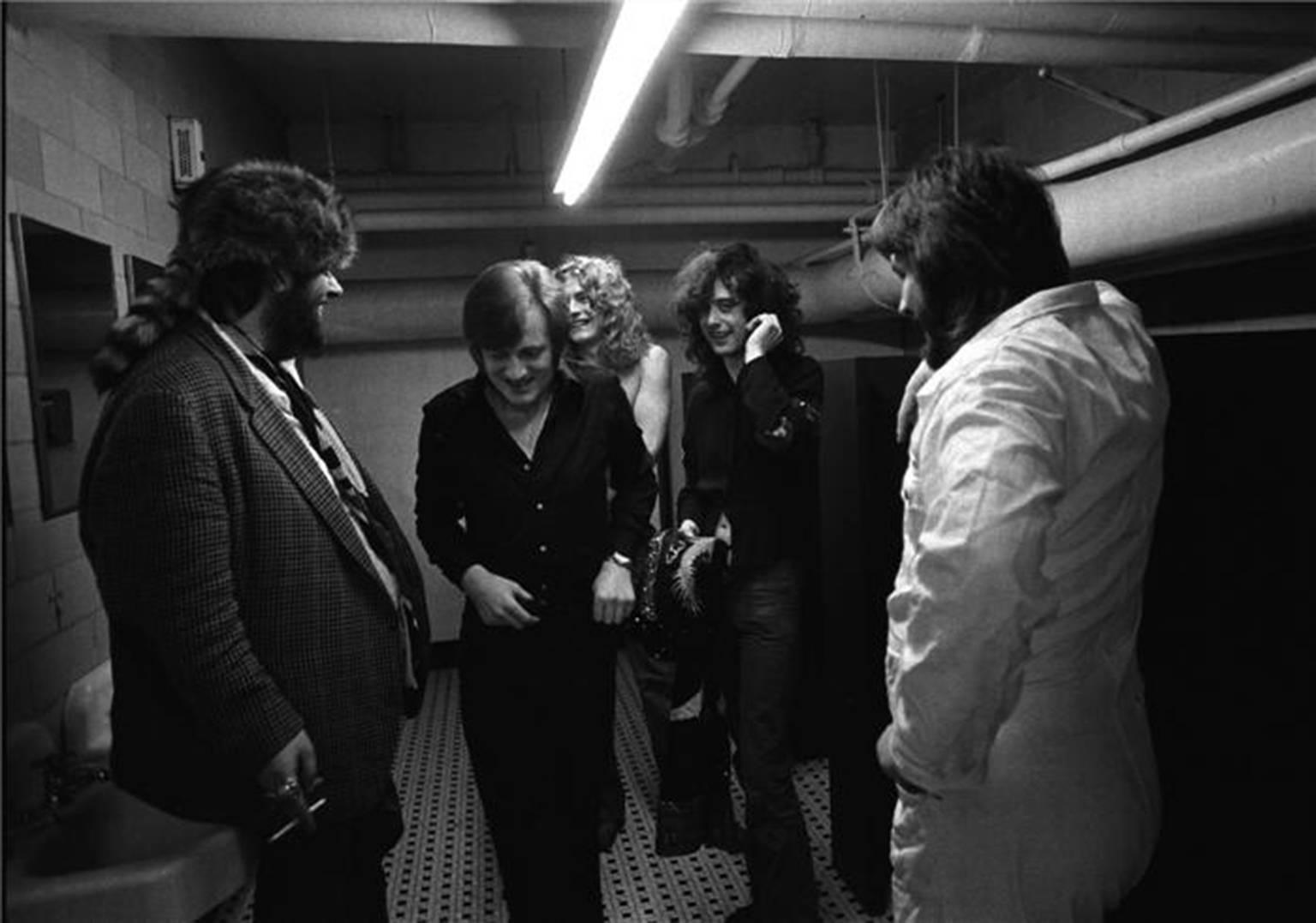 Neal Preston Black and White Photograph - Led Zeppelin 1975