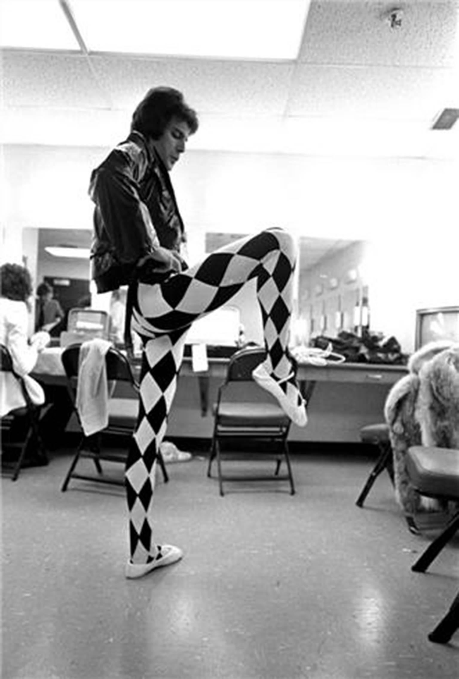 Neal Preston Black and White Photograph - Freddie Mercury, Los Angeles, CA 1977
